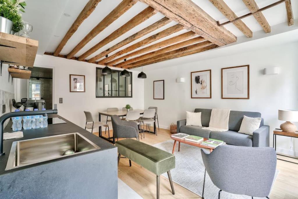Magnifique Appartement Pour 6 - Montorgueil ปารีส ภายนอก รูปภาพ