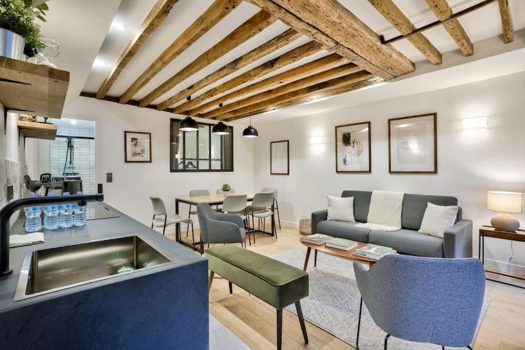 Magnifique Appartement Pour 6 - Montorgueil ปารีส ภายนอก รูปภาพ
